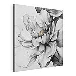 Stampa su tela Petali delicati in tonalità monocromatiche