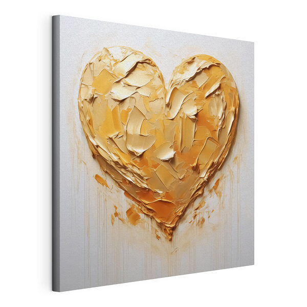 Stampa su tela Oggetto a forma di cuore con una macchia di vernice (COD: s42124) Stampa su tela Stampa su tela Oggetto a forma di cuore con una macchia di vernice (COD: s42124)