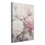 Stampa su tela Dipinto raffigurante fiori rosa