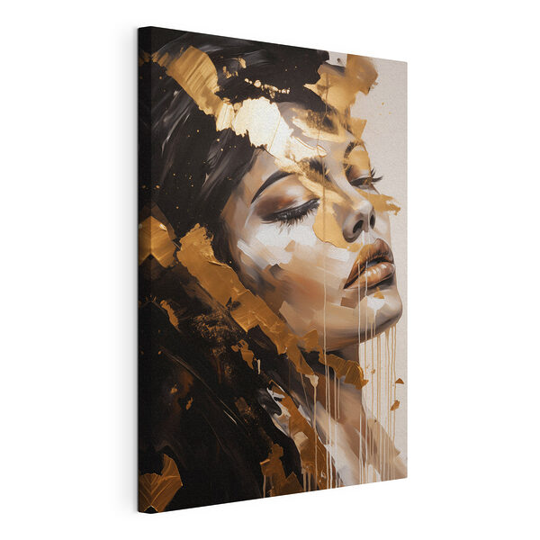 Stampa su tela Bellezza elegante con un tocco artistico
