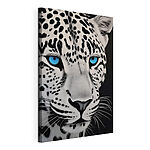 Stampa su tela La straordinaria bellezza di un leopardo raro