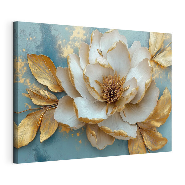 Stampa su tela Un fiore elegante dai petali delicati