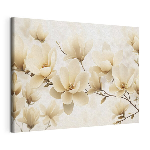 Stampa su tela Mazzo di fiori bianchi