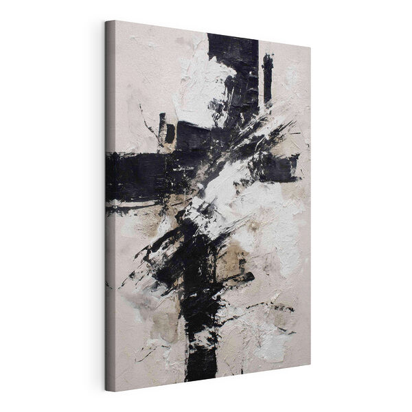 Stampa su tela Dipinto in bianco e nero