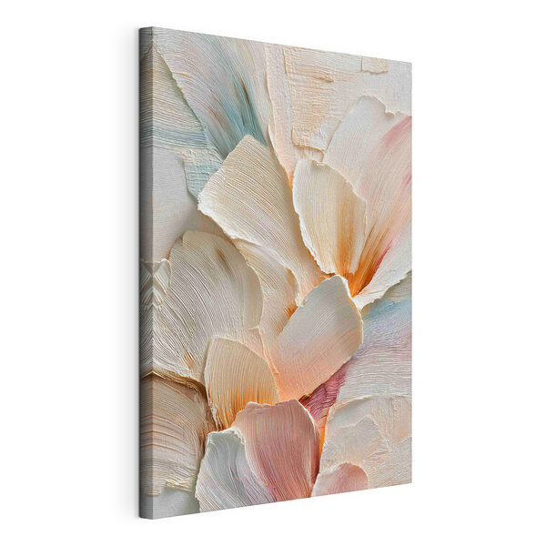 Stampa su tela Petali delicati dai toni tenui