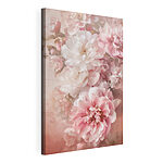 Stampa su tela Mazzo di fiori rosa e bianchi