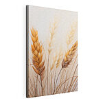 Stampa su tela Steli di grano tenero dai colori tenui