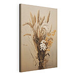 Stampa su tela Mazzo di grano e fiori