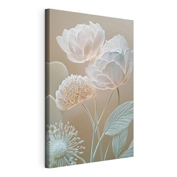 Stampa su tela Stampa su tela Fiori delicati dai colori tenui (COD: s49209)