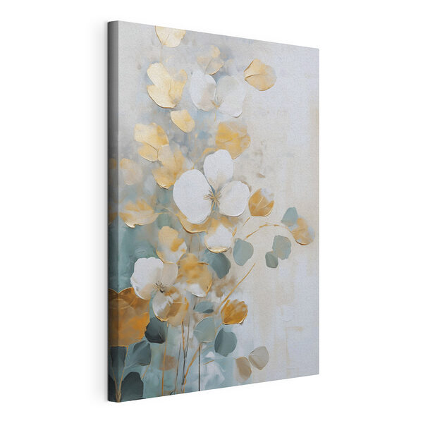 Stampa su tela Fiori freschi dai colori tenui