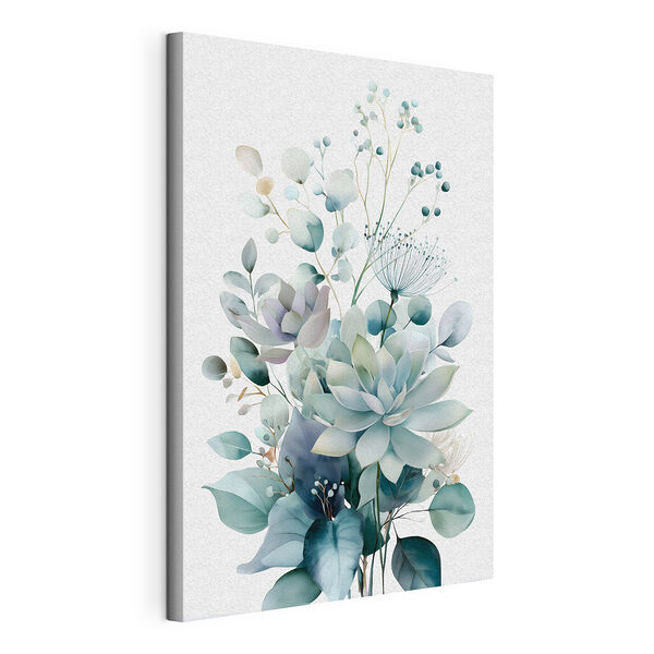 Stampa su tela Fiori delicati dai colori rilassanti
