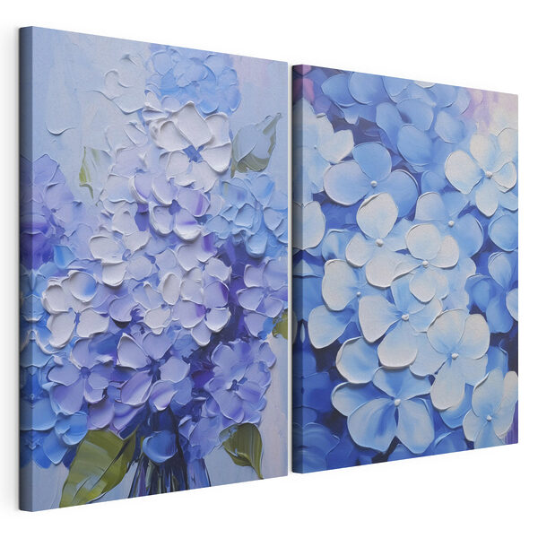 Stampa su tela modulare Dipinto di fiori su tela