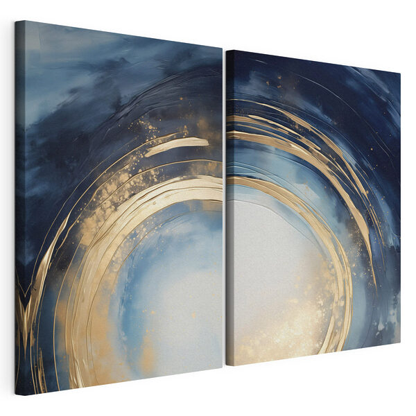 Vortici di colori e armonia di luci Stampa su tela modulare Vortici di colori e armonia di luci