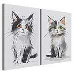 Stampa su tela modulare Disegno di un gatto