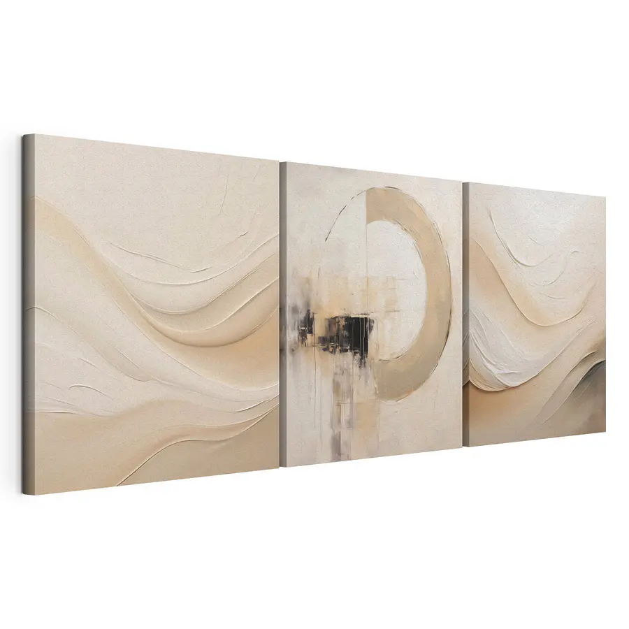 Quadro multipannello Dipinto raffigurante un cerchio (COD: m30103)