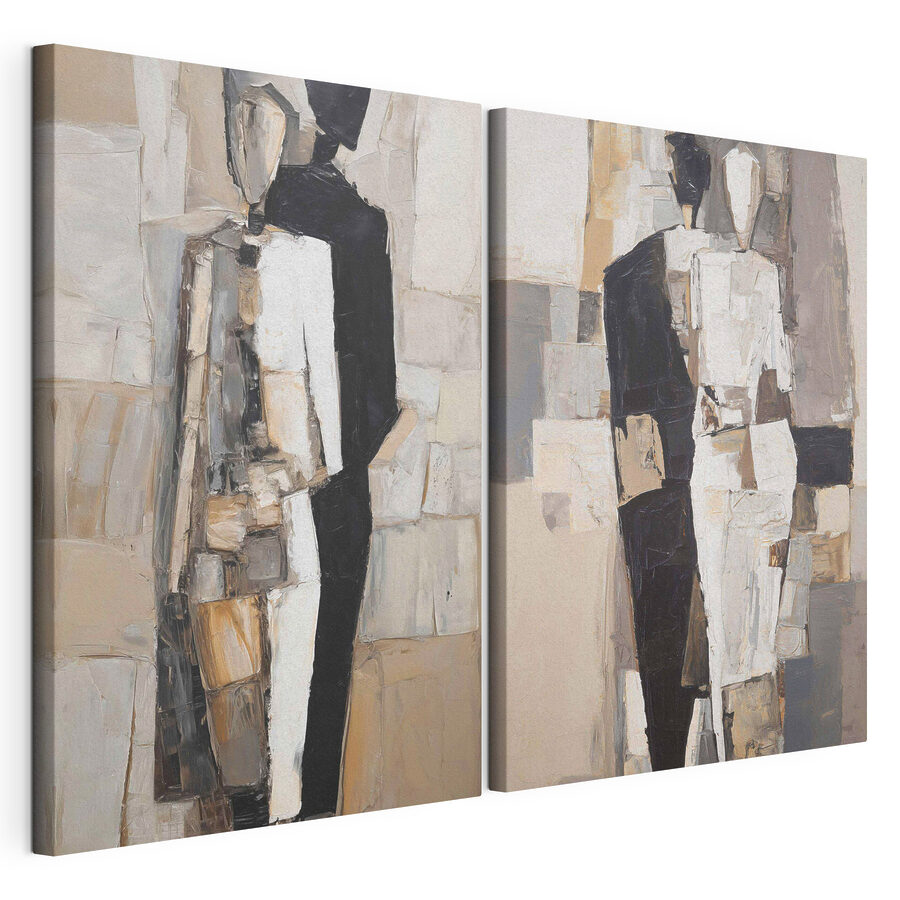 Quadro multipannello Dipinti raffiguranti persone in diverse pose (COD: m30391) Quadro multipannello Dipinti raffiguranti persone in diverse pose (COD: m30391)