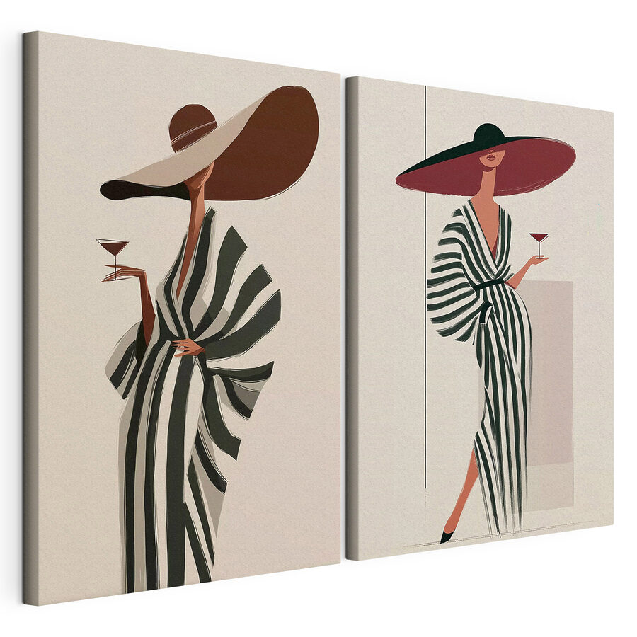 Quadro multipannello Brindisi col cappello (COD: m30634) Quadro multipannello Brindisi col cappello (COD: m30634)