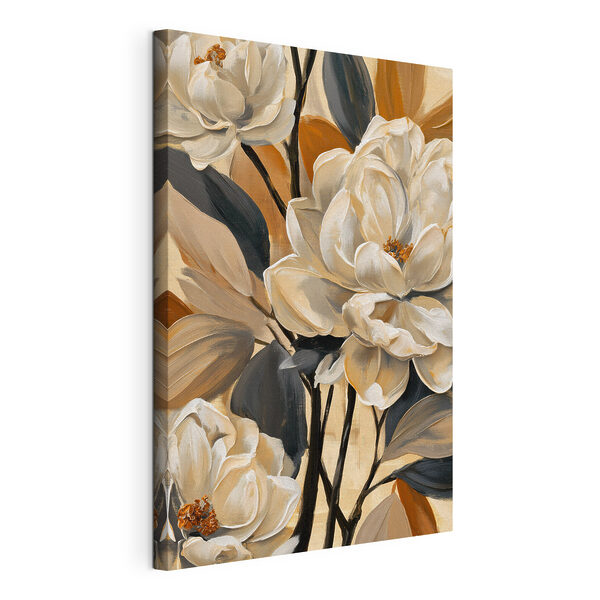Stampa su tela Dipinto di fiori su tela