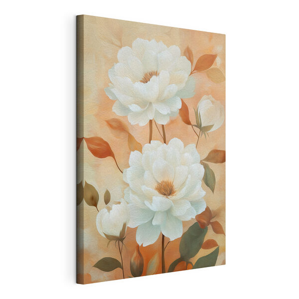 Stampa su tela - Fiori sereni dai delicati toni pastello